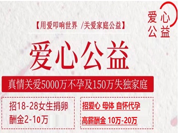 依兰捐卵助孕生子 爱心志愿者招募